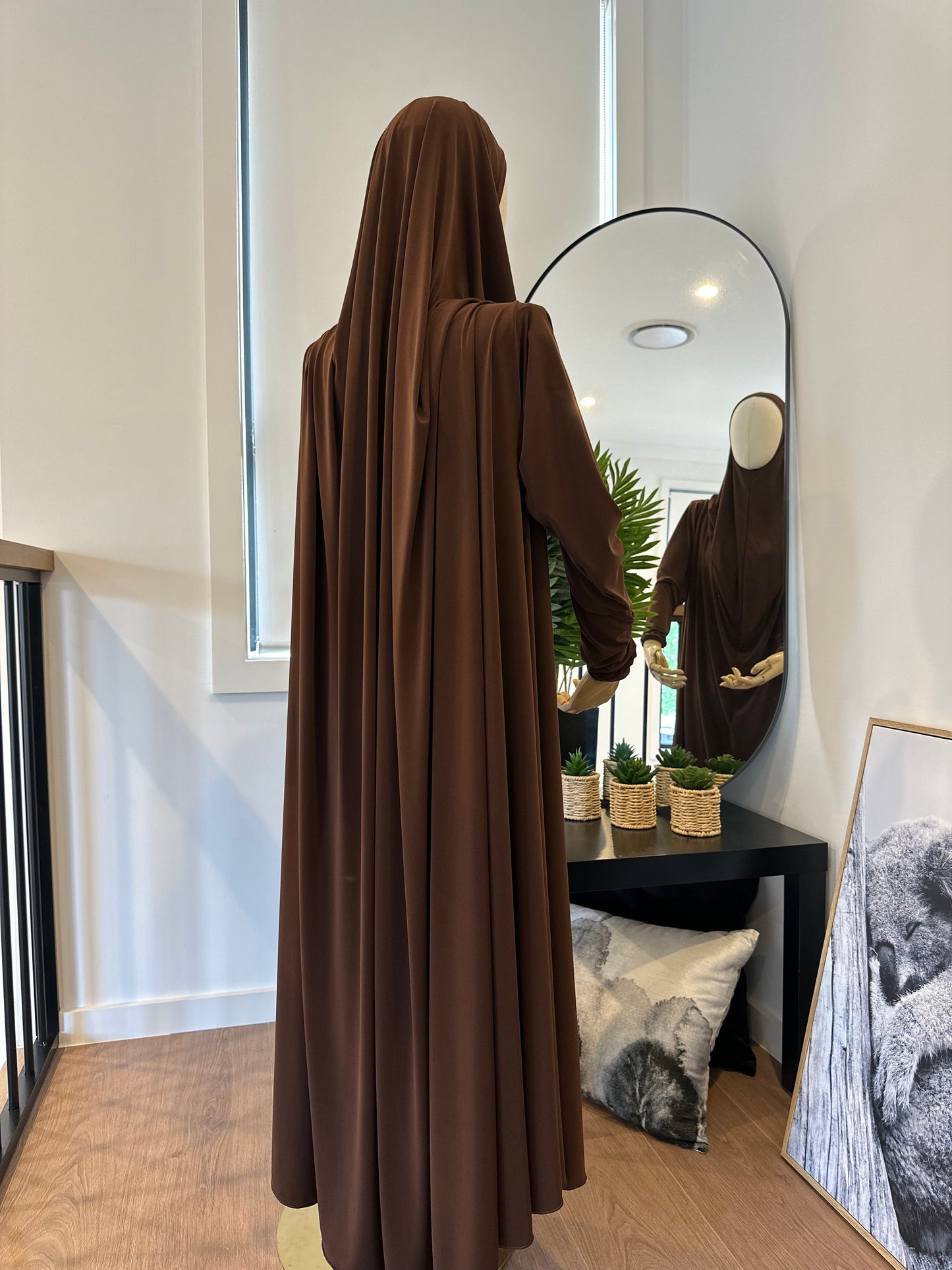 Abaya Jilbab Chocolate