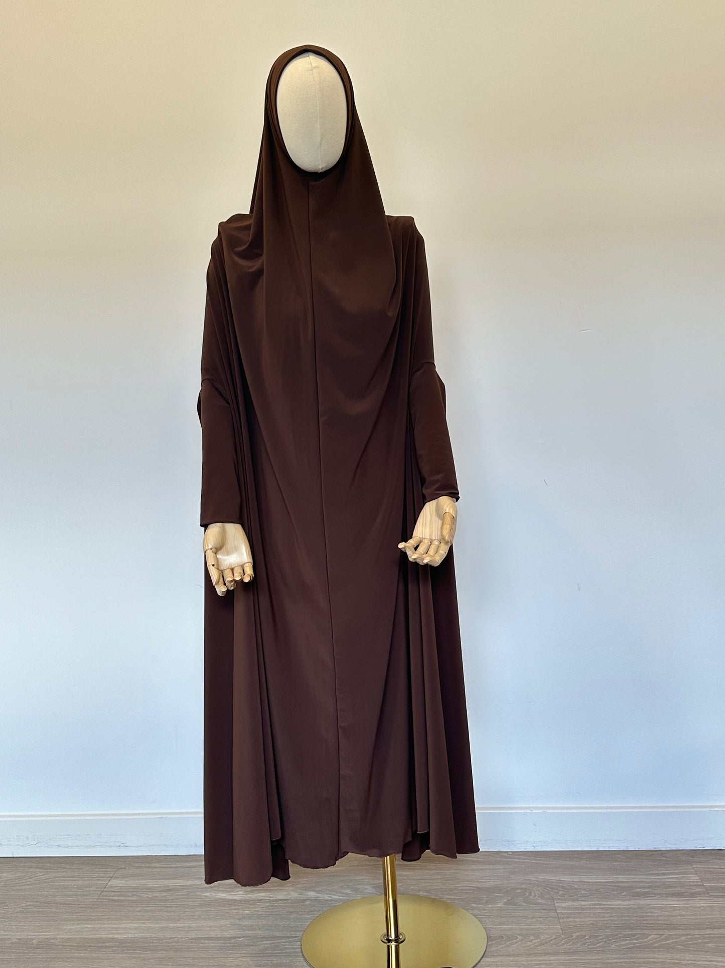 Jilbab Sleeves Long Chocolate