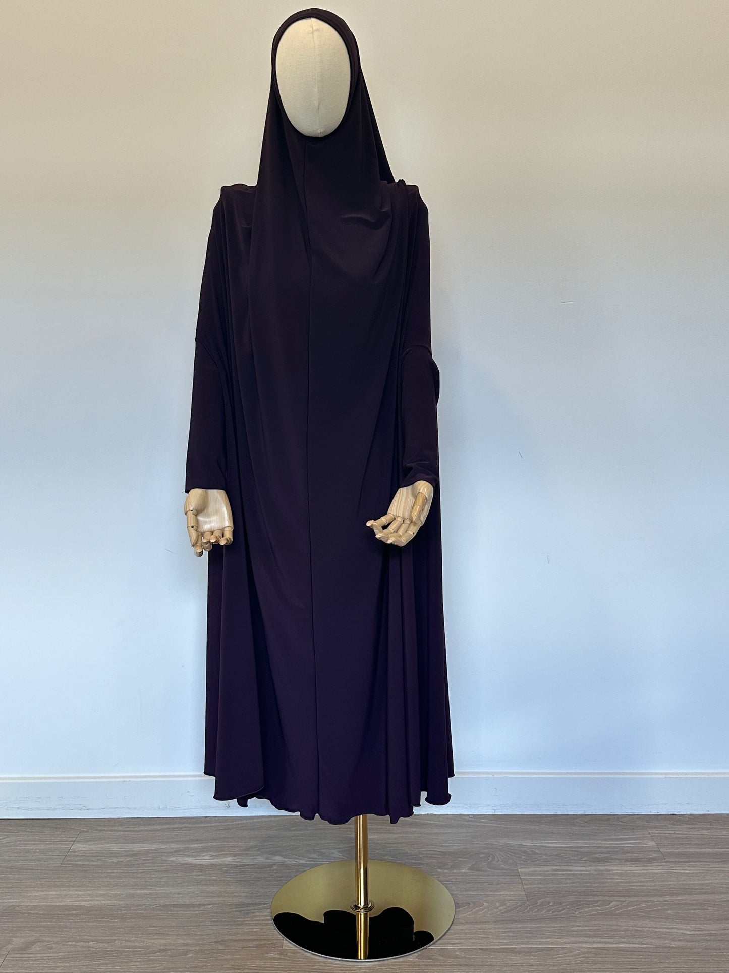 Jilbab Sleeves Long Eggplant