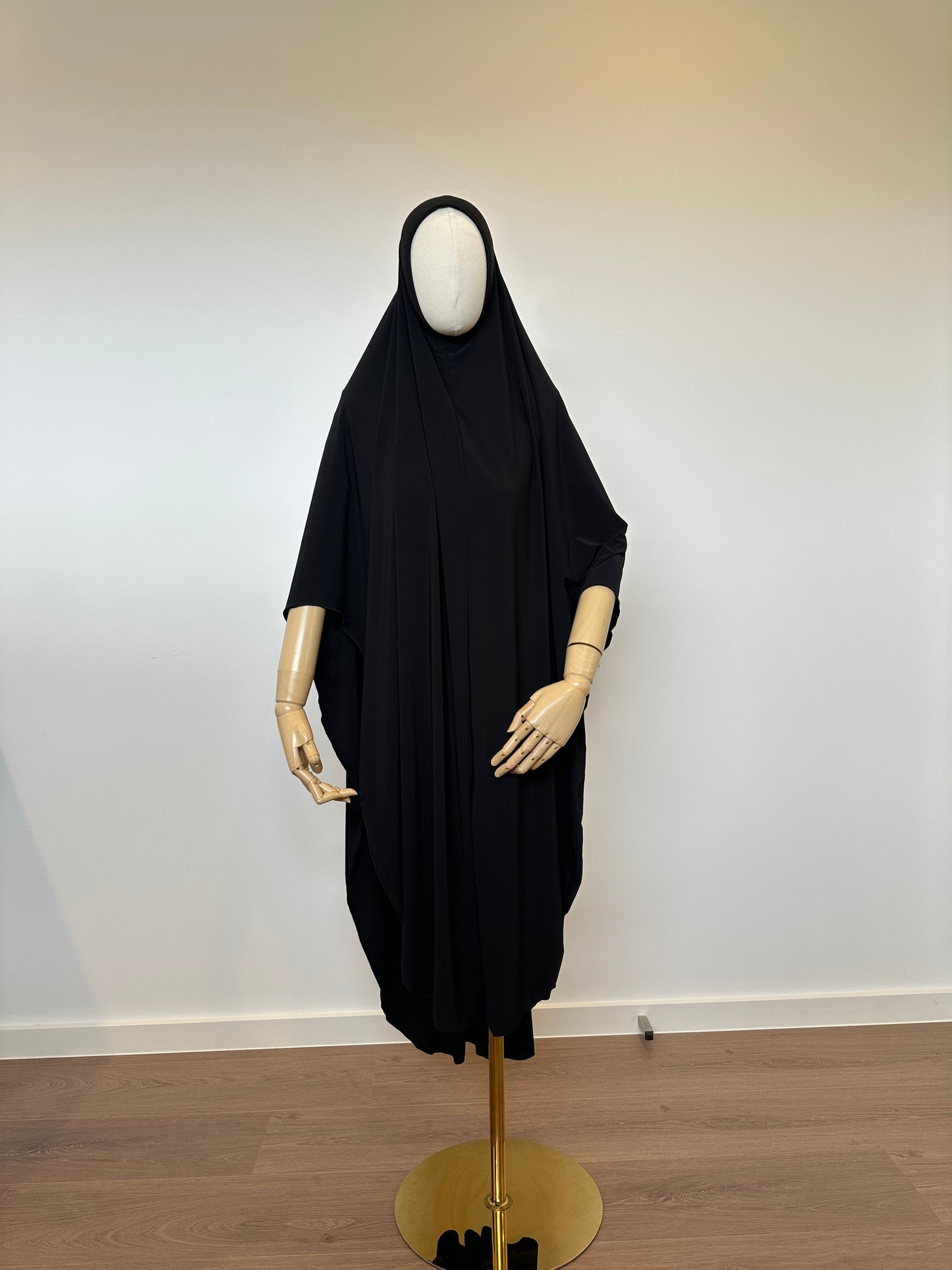 Slip-On Jilbab Long Black