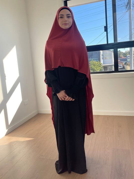 Cape style jilbab