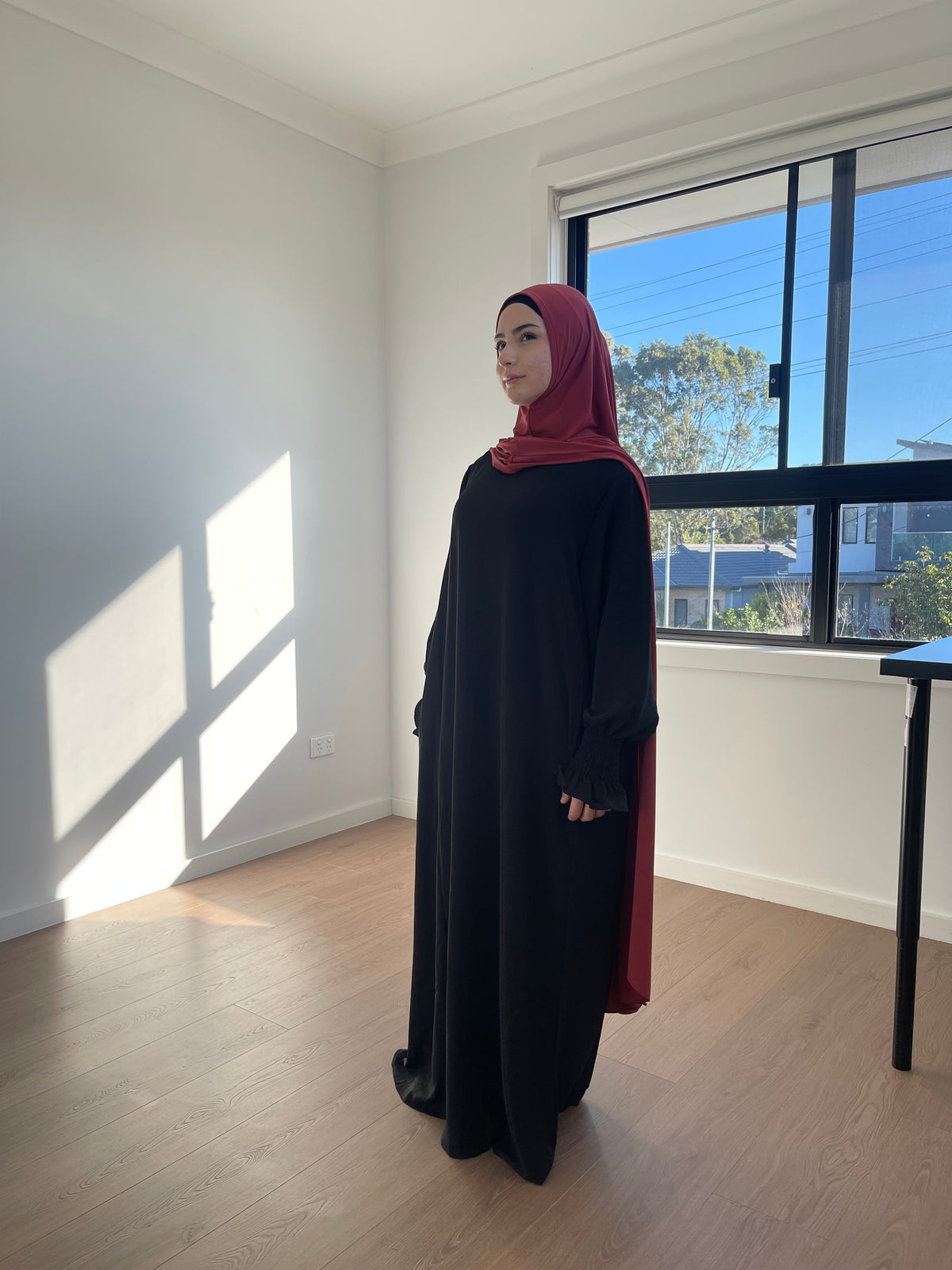 Cape style jilbab