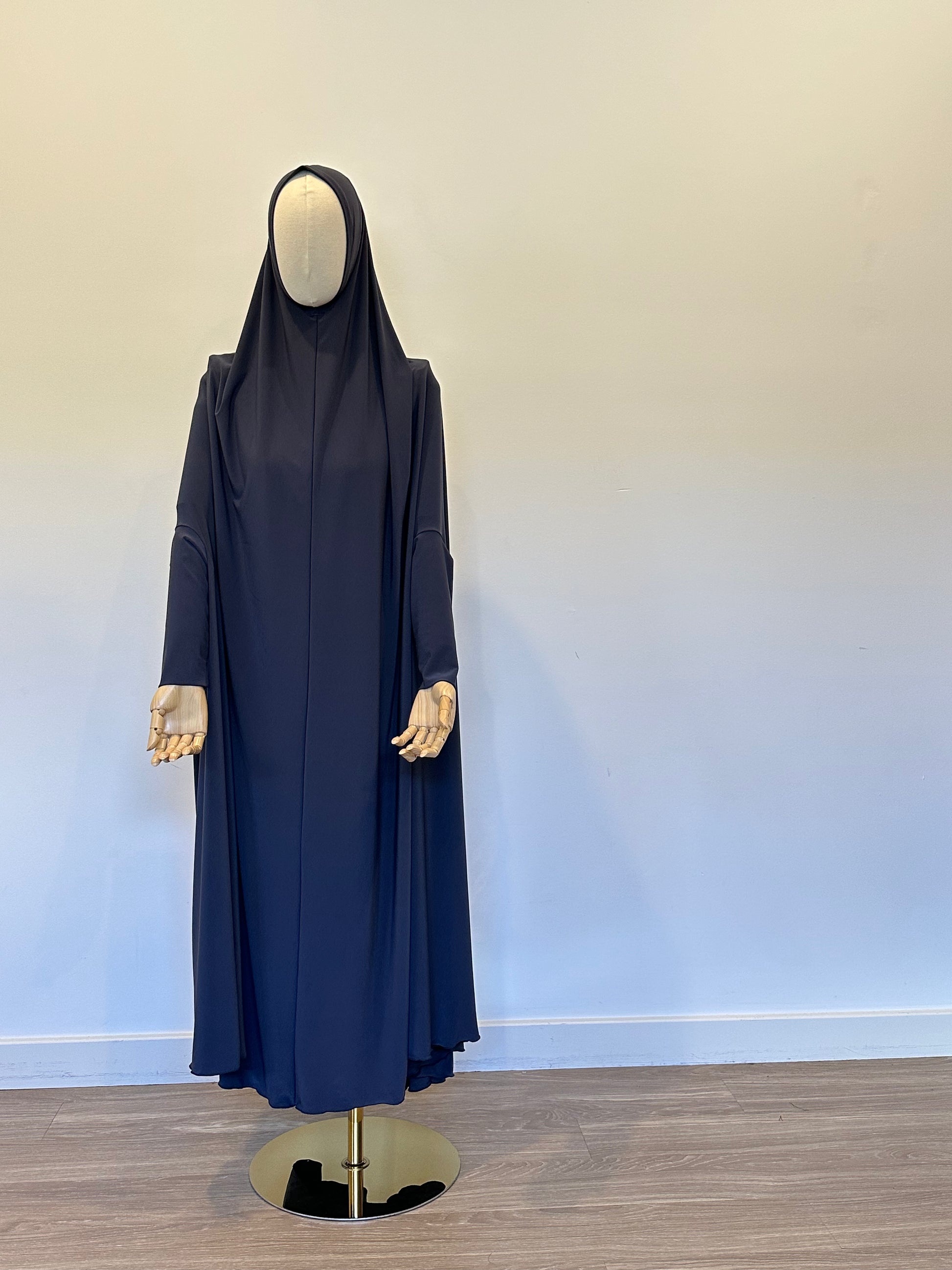 Jilbab Sleeves Extra Long Jean Blue