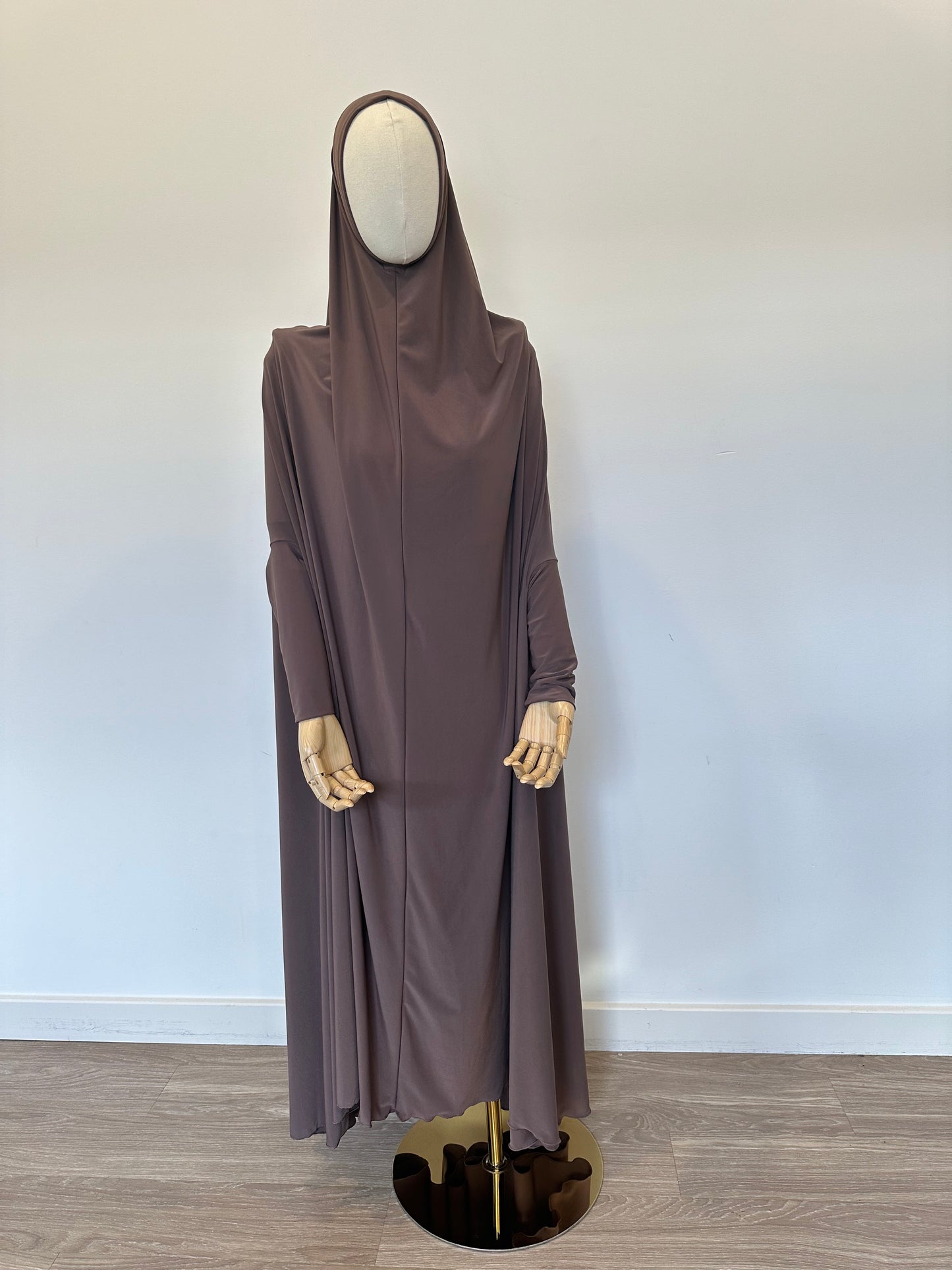 Jilbab Sleeves Extra Long Mocha