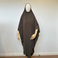Slip-On Jilbab Long Mocha